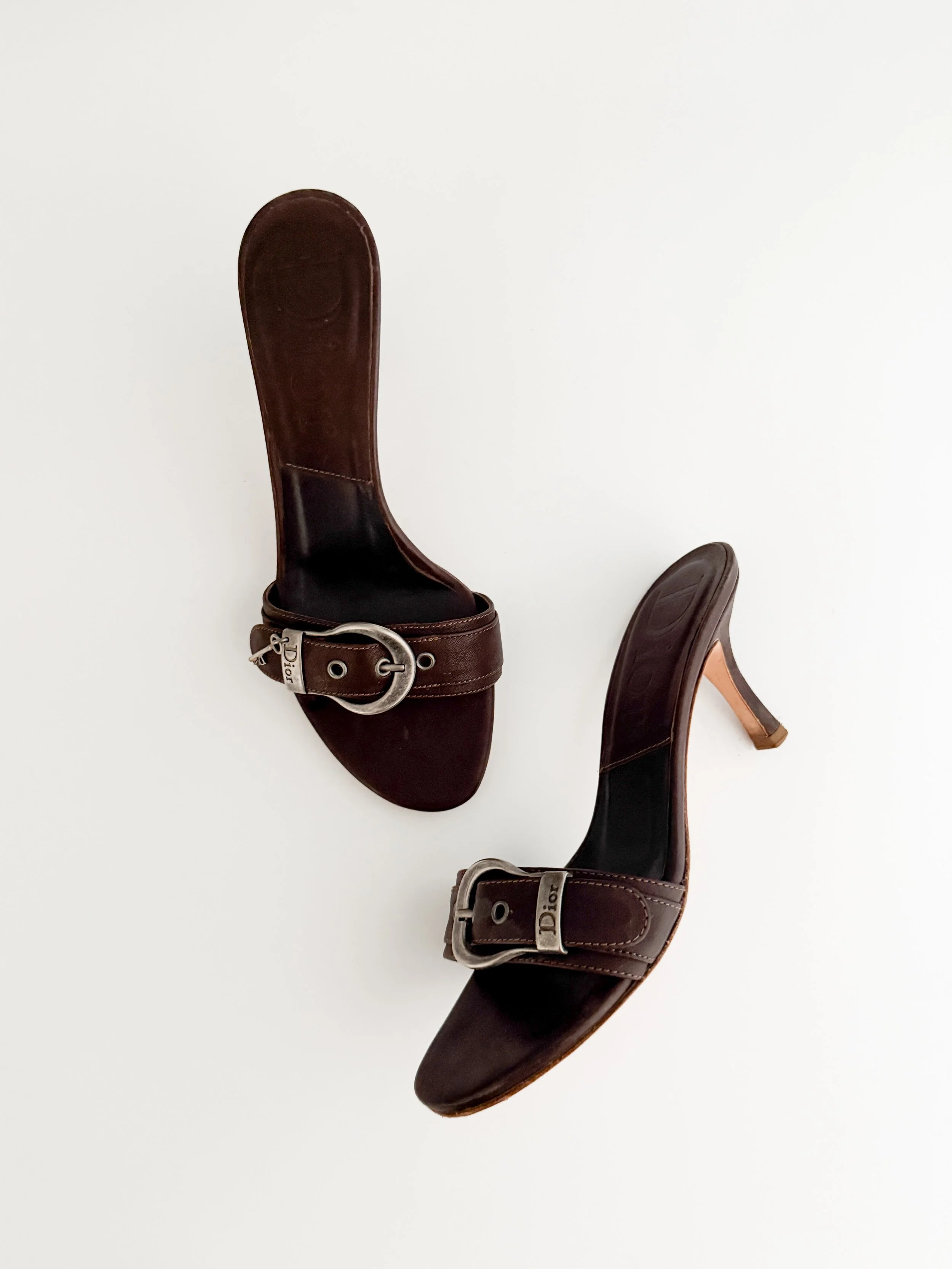靴 Vintage Dior Key Buckle Heel Sandals Vintage Dior Key Buckle Heel Sandals 靴